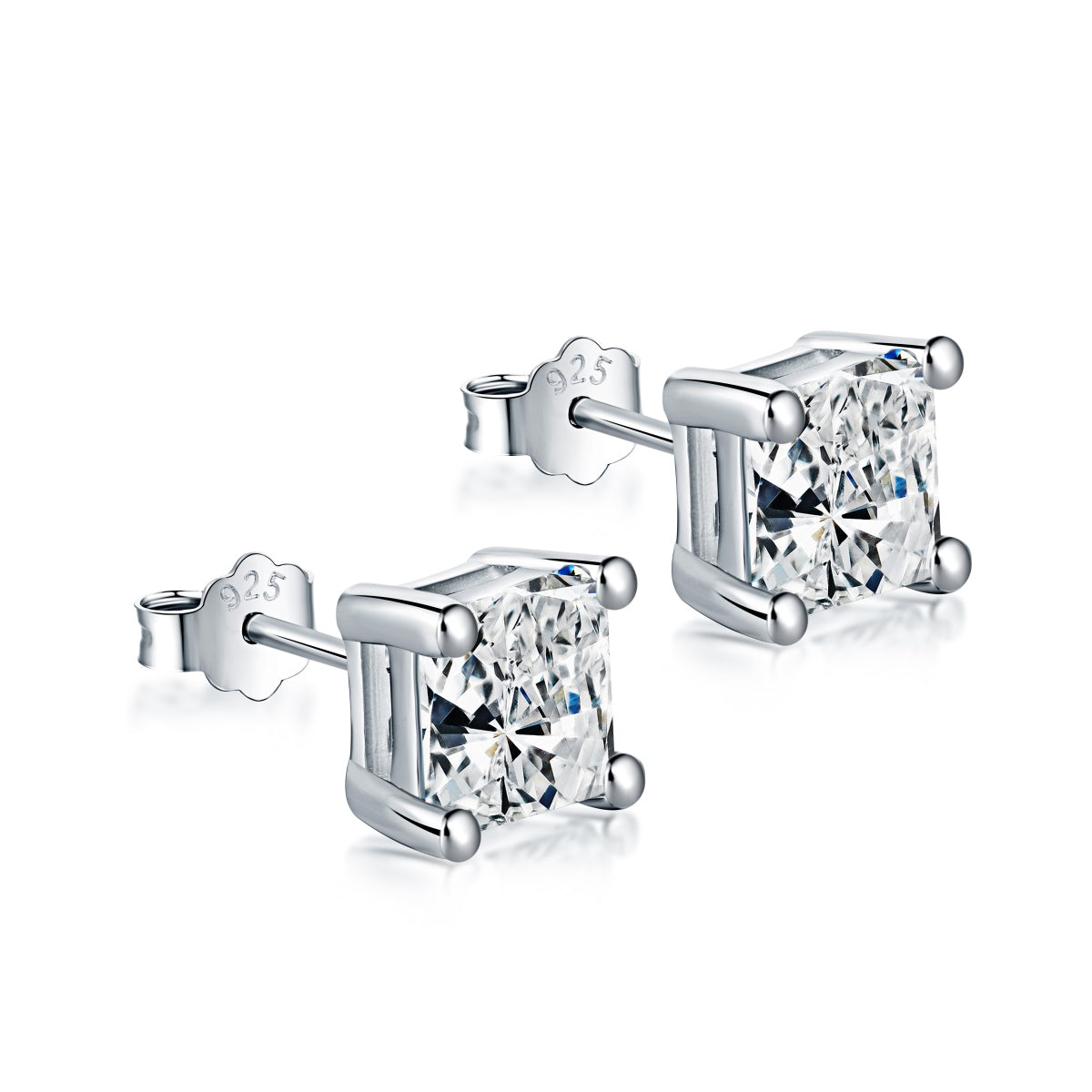 [Clara Jewels]Delicate Square Shape Earrings