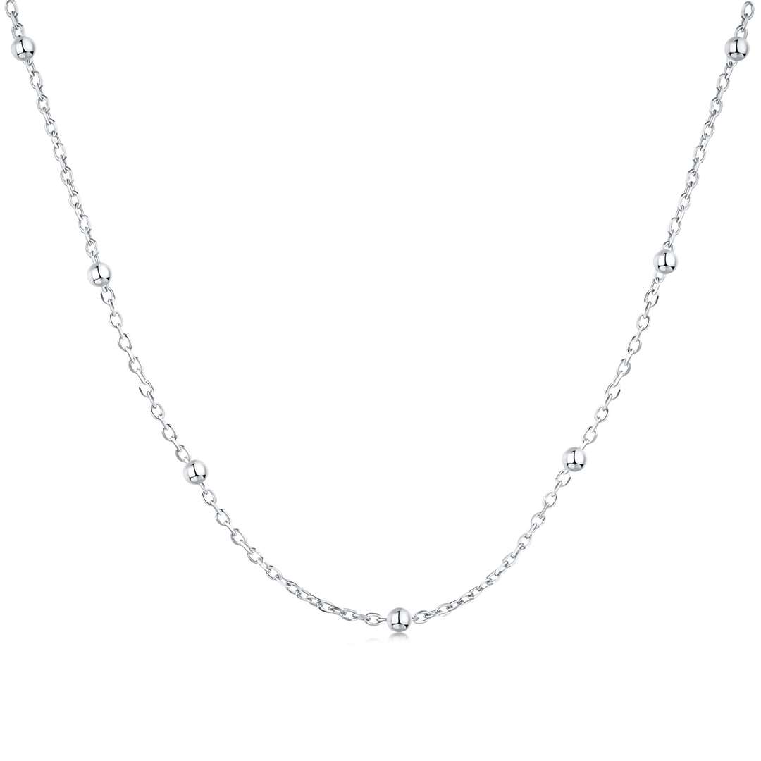 [Clara Jewels]Small Bead Clavicle Chain Simple Necklace