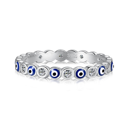 [Clara Jewels]Sparkling Vibrant Round Shape Daily Ring