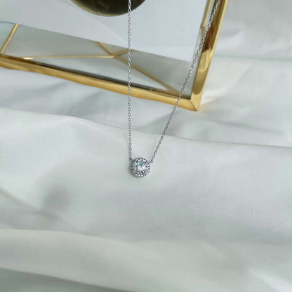 [Clara Jewels]Luxurious Round Cut Necklace