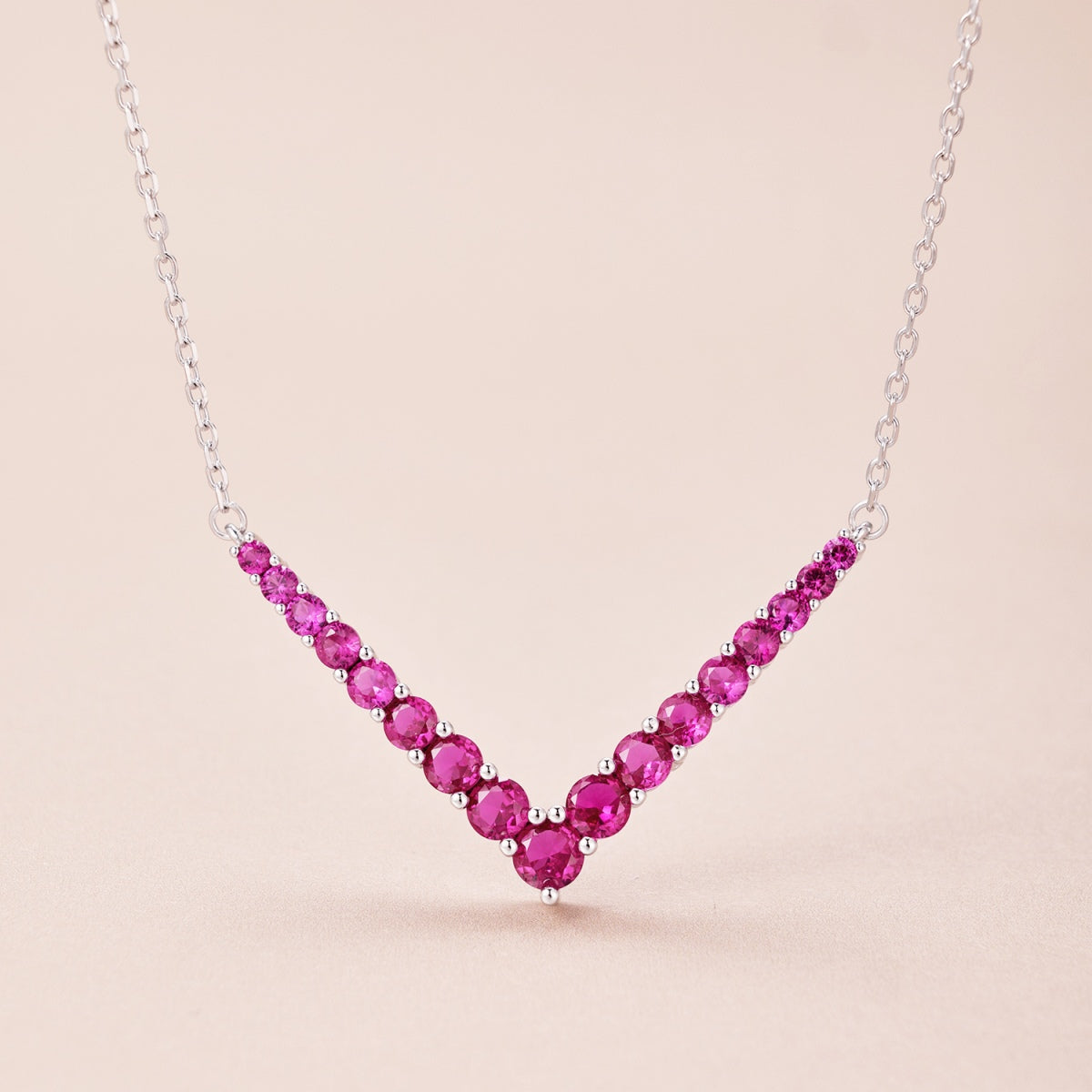 [Clara Jewels]Ornate Round Cut Necklace