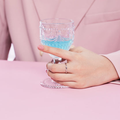 [Clara Jewels]Ornate Vibrant Round Cut Daily Ring