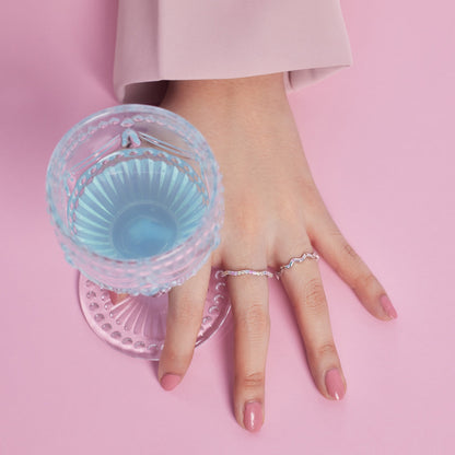[Clara Jewels]Ornate Vibrant Round Cut Daily Ring