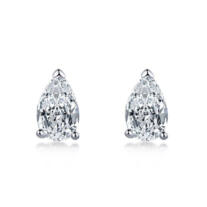 [Clara Jewels]Ornate Water Drop Shape Earrings