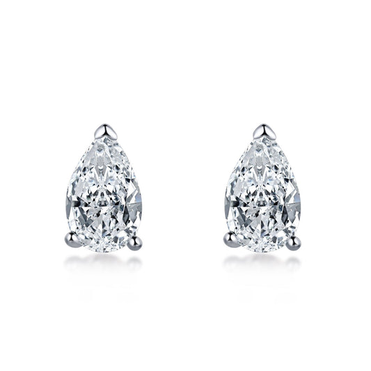 [Clara Jewels]Ornate Water Drop Shape Earrings