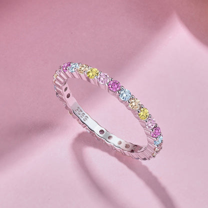 [Clara Jewels]Elegant Vivid Round Cut Daily Ring