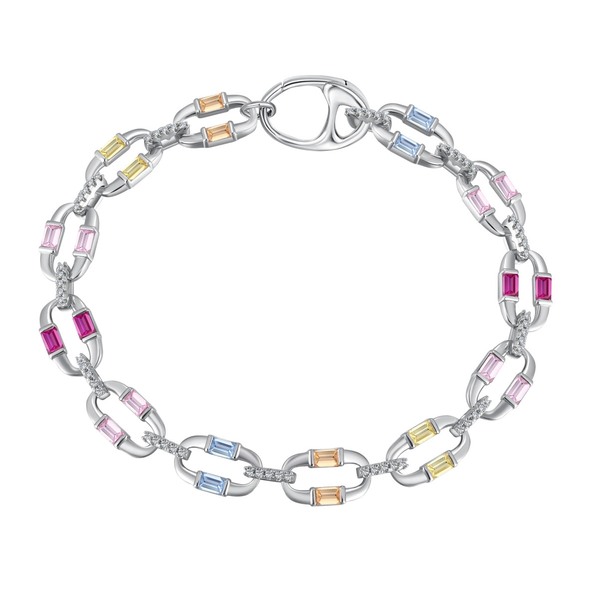 [Clara Jewels]Dazzling Colorful Daily Bracelet