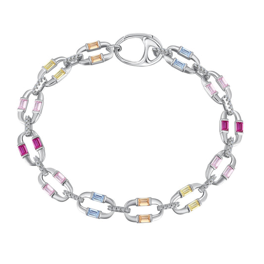 [Clara Jewels]Dazzling Colorful Daily Bracelet