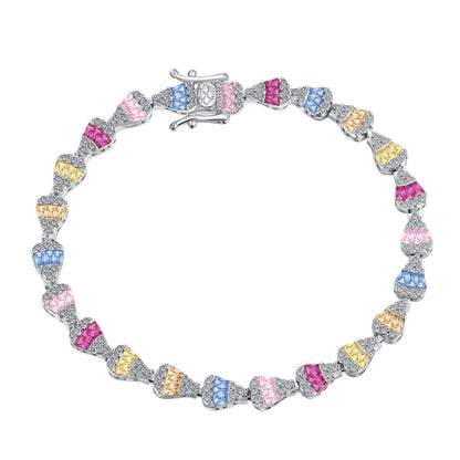 [Clara Jewels]Radiant Water Drop Shape Daily Bracelet