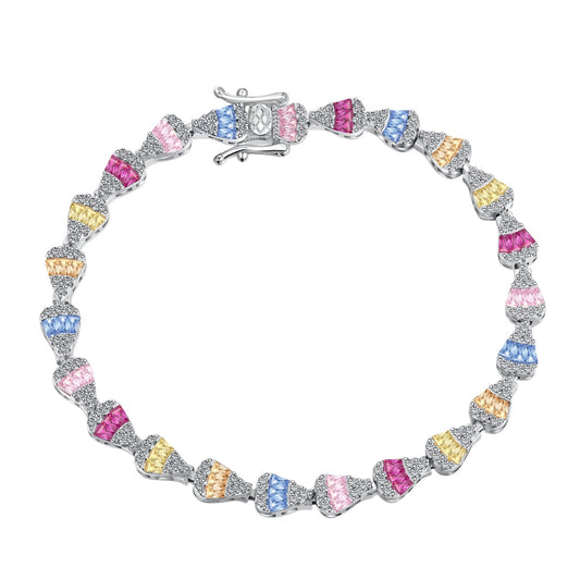 [Clara Jewels]Radiant Water Drop Shape Daily Bracelet