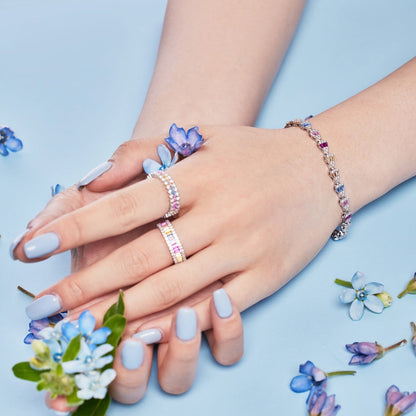 [Clara Jewels]Radiant Water Drop Shape Daily Bracelet