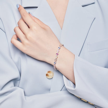 [Clara Jewels]Radiant Water Drop Shape Daily Bracelet