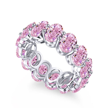 [Clara Jewels]Dainty Elongated Cushion Cut Tennis Ring