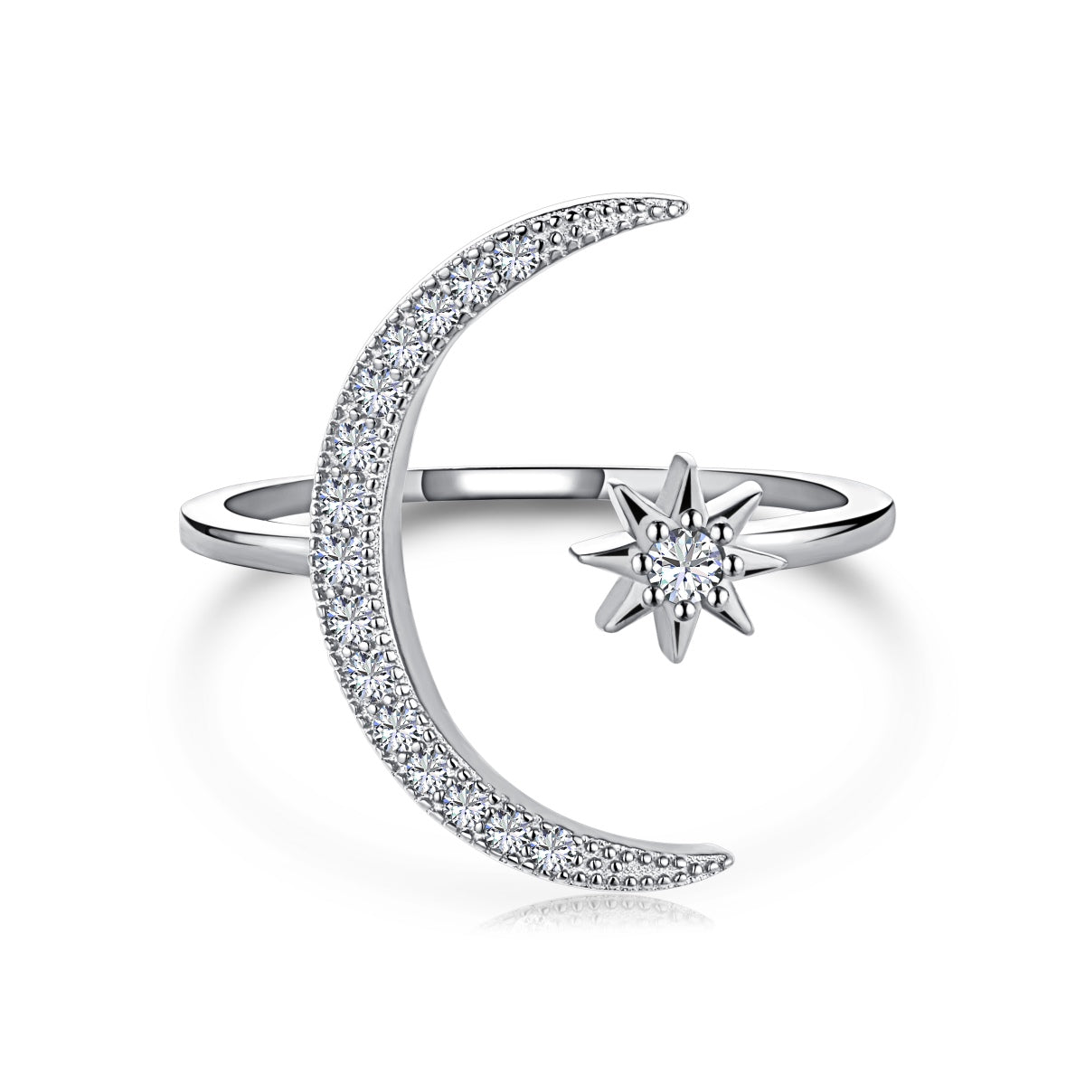 [Clara Jewels]Eternity Moon & Star Ring