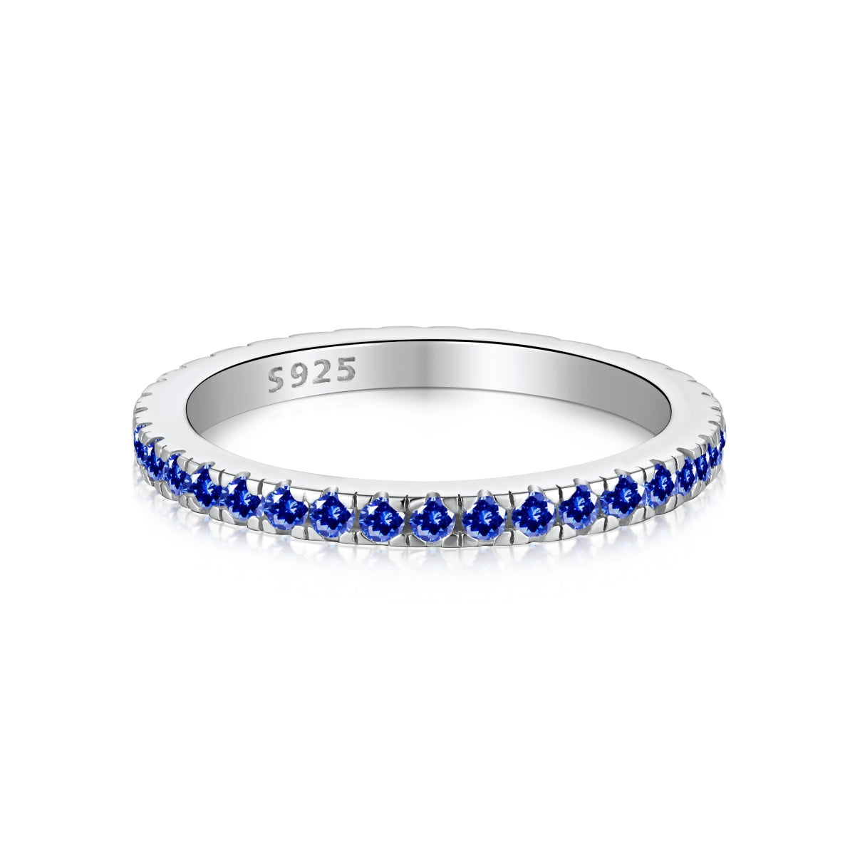 [Clara Jewels]Delicate Sparkling Round Cut Daily Ring