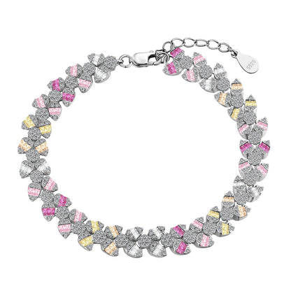 [Clara Jewels]Dainty Exquisite Flower Shape Daily Bracelet