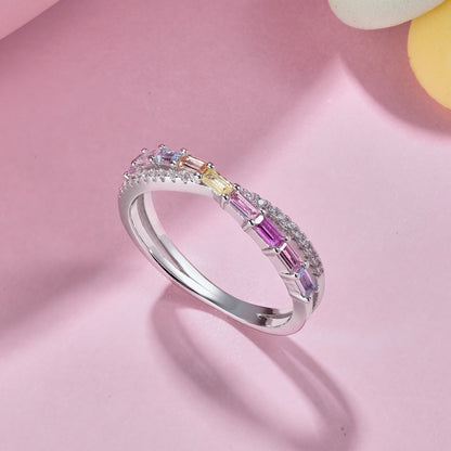 [Clara Jewels]Energetic Elegant Radiant Cut Party Ring