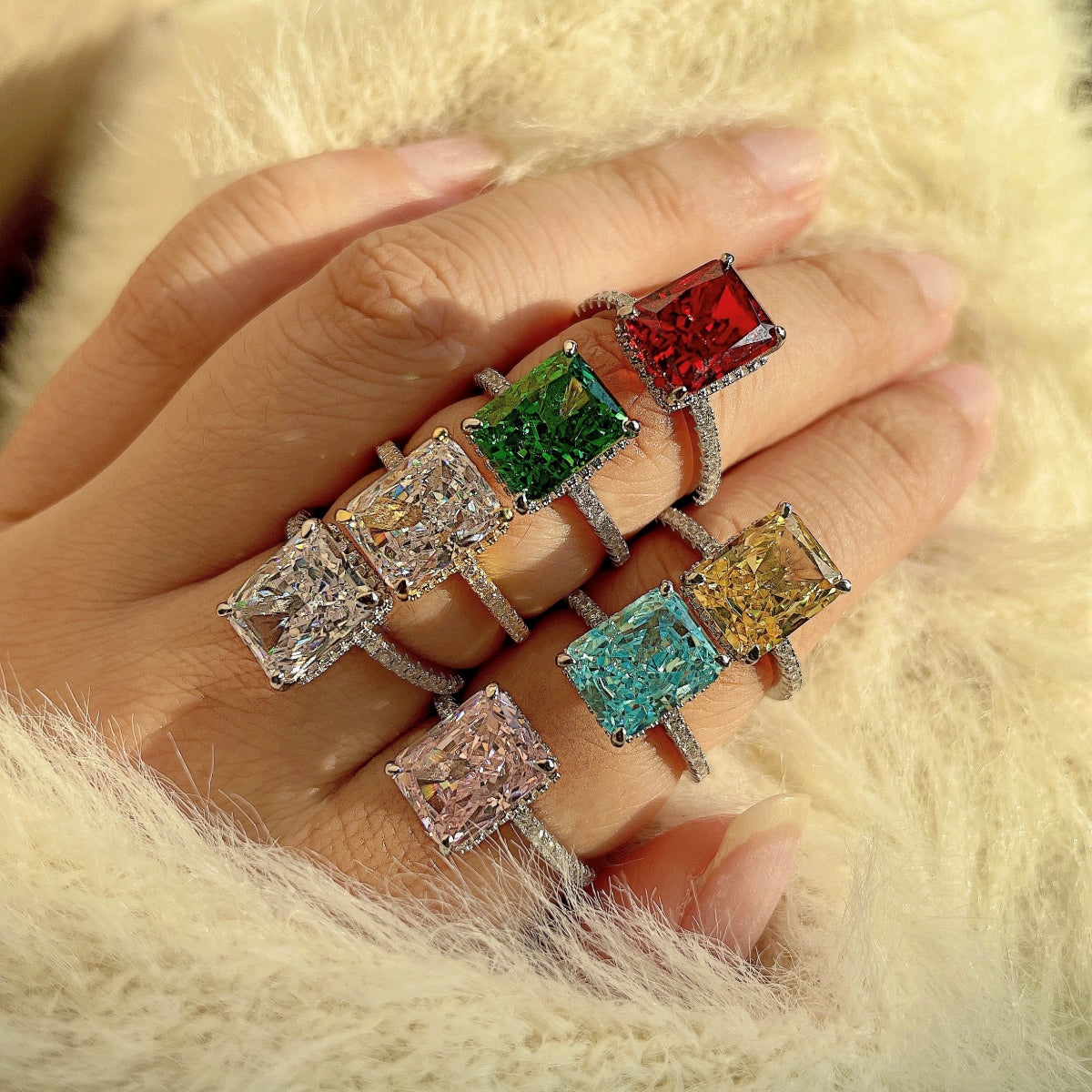 [Clara Jewels]4.0 Carat Luxurious Engagement Ring