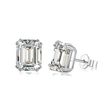 [Clara Jewels]Dazzling Square Shape Earrings