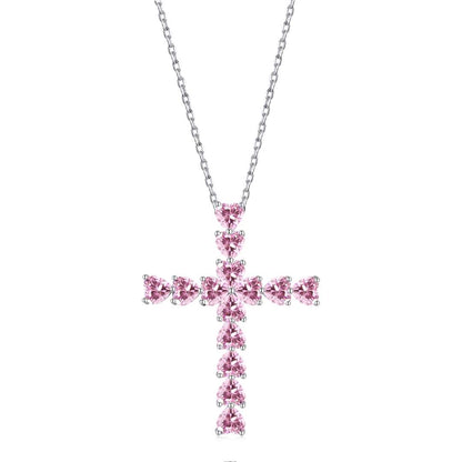 [Clara Jewels]Radiant Cross Shape Necklace
