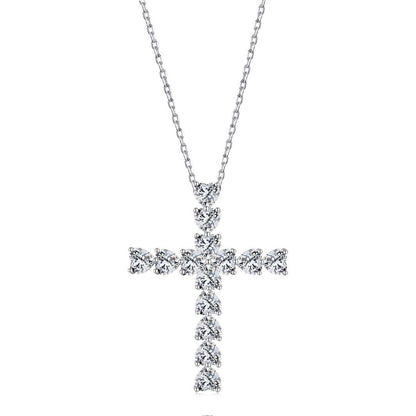 [Clara Jewels]Radiant Cross Shape Necklace