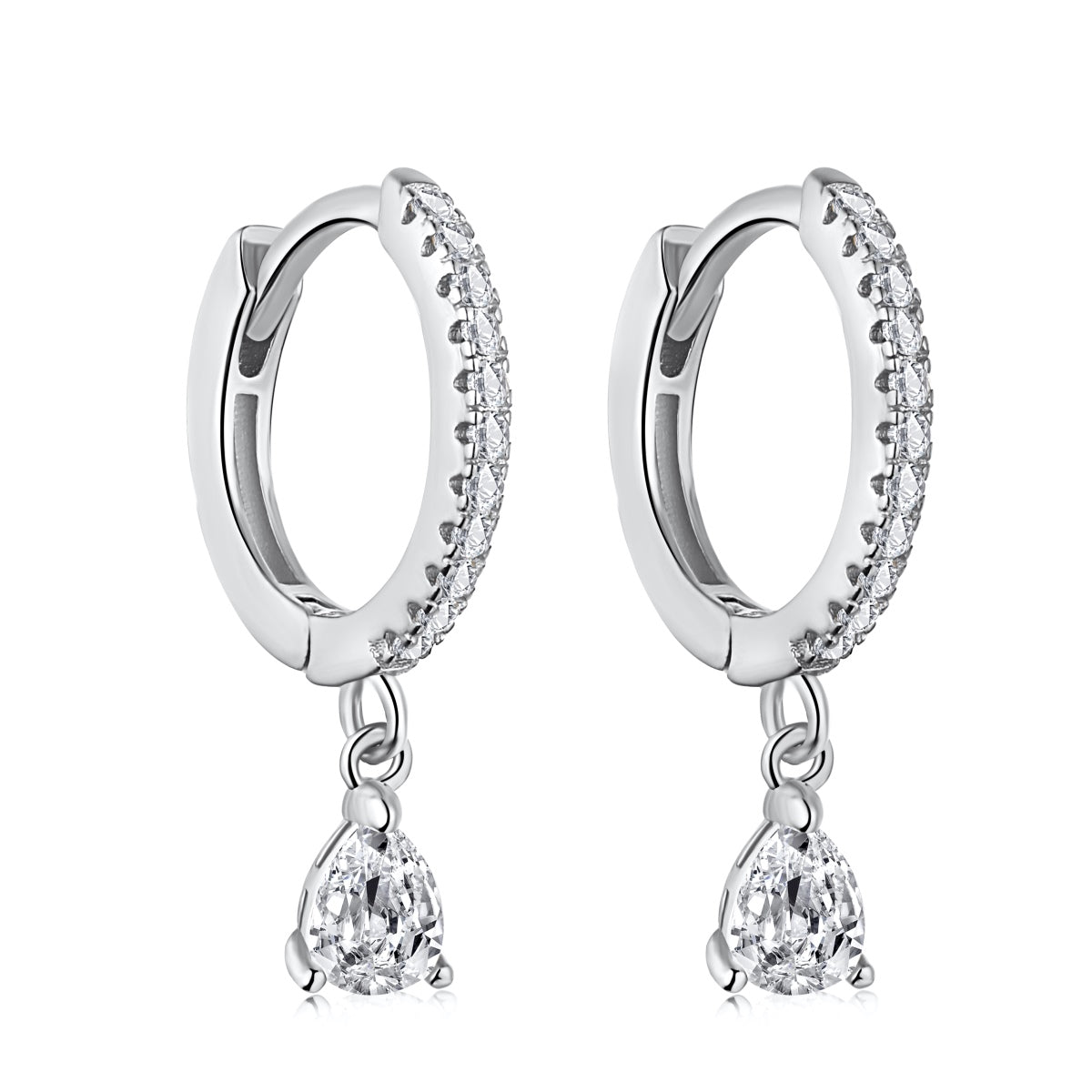 [Clara Jewels]Luxurious Geometric Drop Earrings