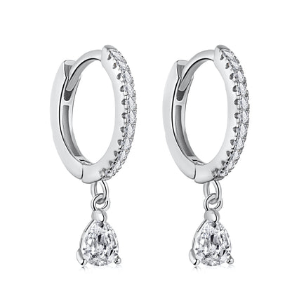 [Clara Jewels]Luxurious Geometric Drop Earrings