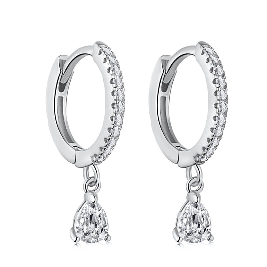 [Clara Jewels]Luxurious Geometric Drop Earrings