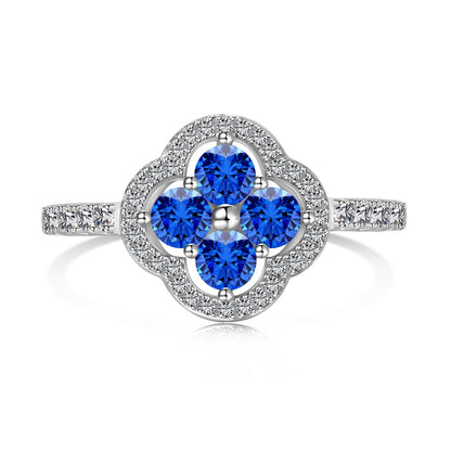 [Clara Jewels]Four Leaf Clover Flower Design Ring