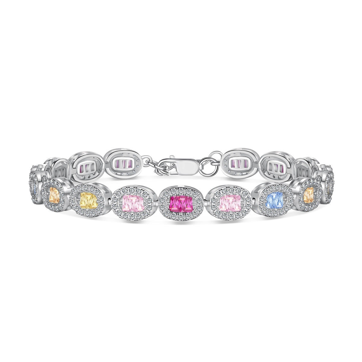 [Clara Jewels]Exquisite Ornate Emerald Cut Daily Bracelet