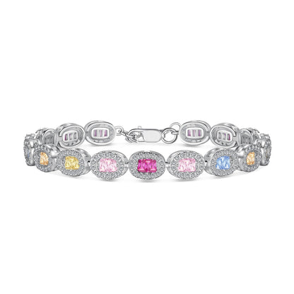 [Clara Jewels]Exquisite Ornate Emerald Cut Daily Bracelet