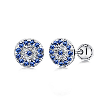 [Clara Jewels]Devil's Eye Ear Bone Nail Earrings