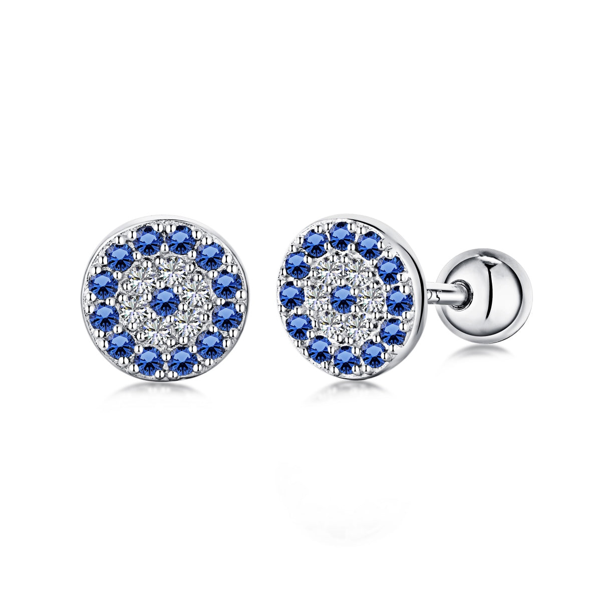 [Clara Jewels]Devil's Eye Ear Bone Nail Earrings