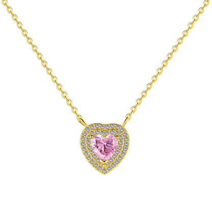 [Clara Jewels]Exquisite Heart Shape Necklace