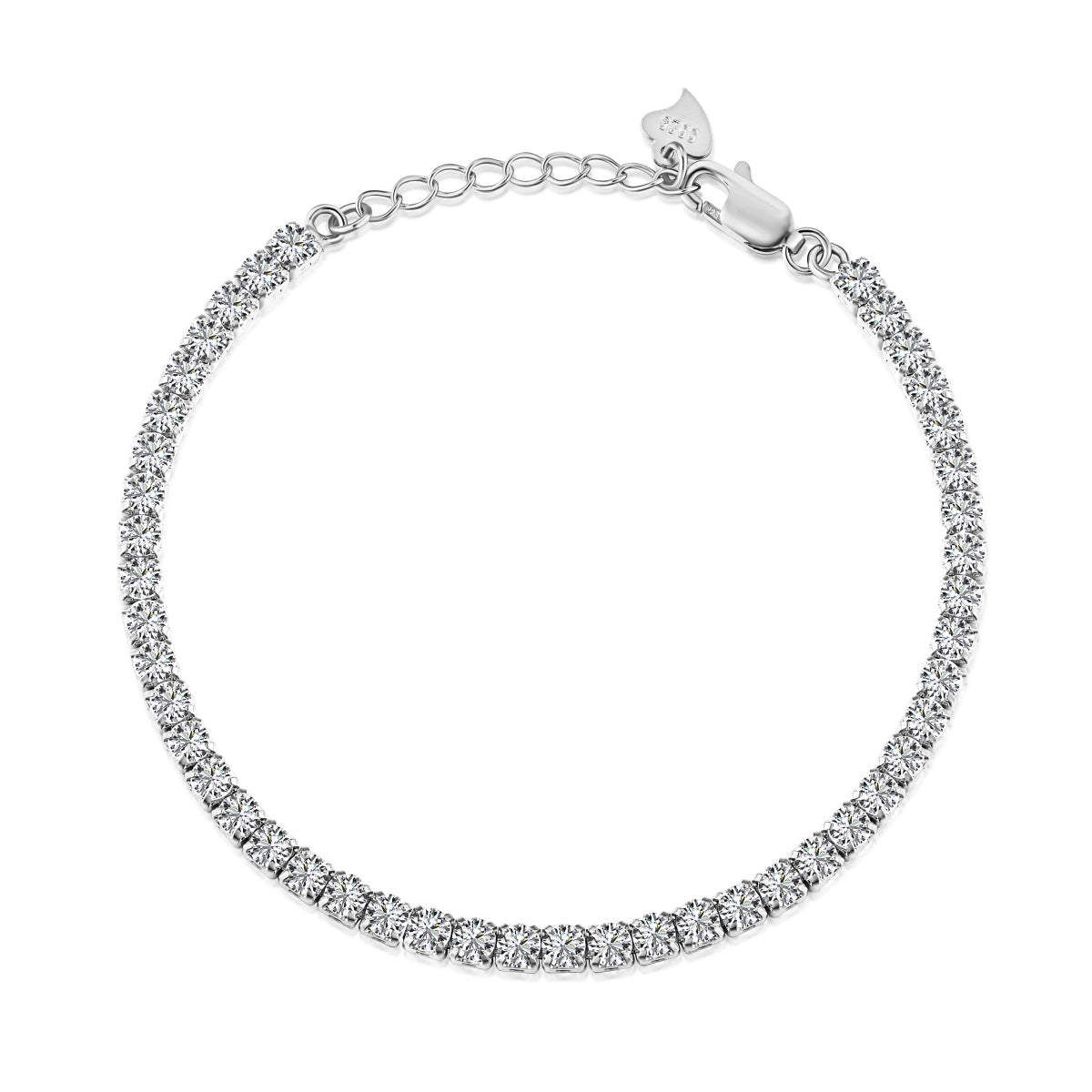 [Clara Jewels]Sparkling Round Cut Daily Bracelet