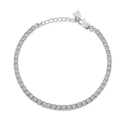 [Clara Jewels]Sparkling Round Cut Daily Bracelet