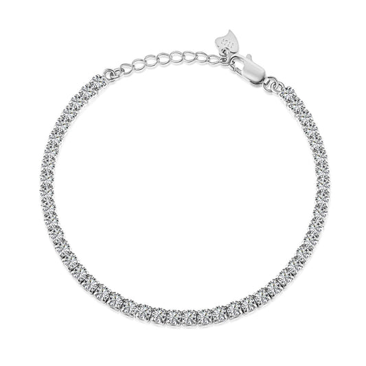 [Clara Jewels]Sparkling Round Cut Daily Bracelet