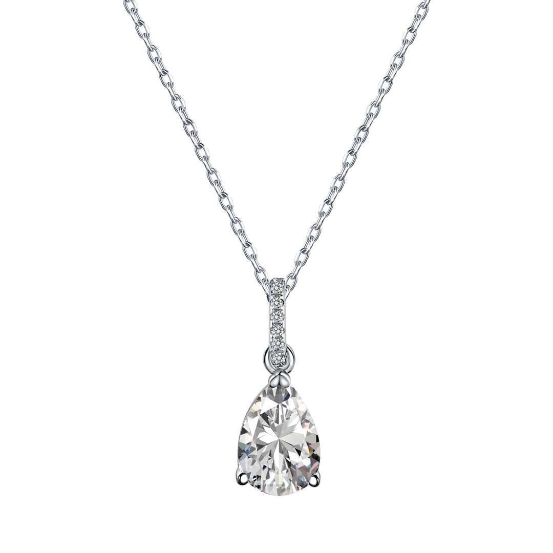 [Clara Jewels]Delicate Water Drop Shape Fashion Necklace