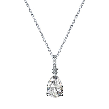 [Clara Jewels]Delicate Water Drop Shape Fashion Necklace