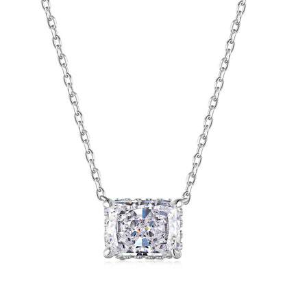 [Clara Jewels]Luxurious Square Shape Colorful Necalack