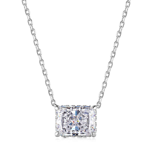 [Clara Jewels]Luxurious Square Shape Colorful Necalack