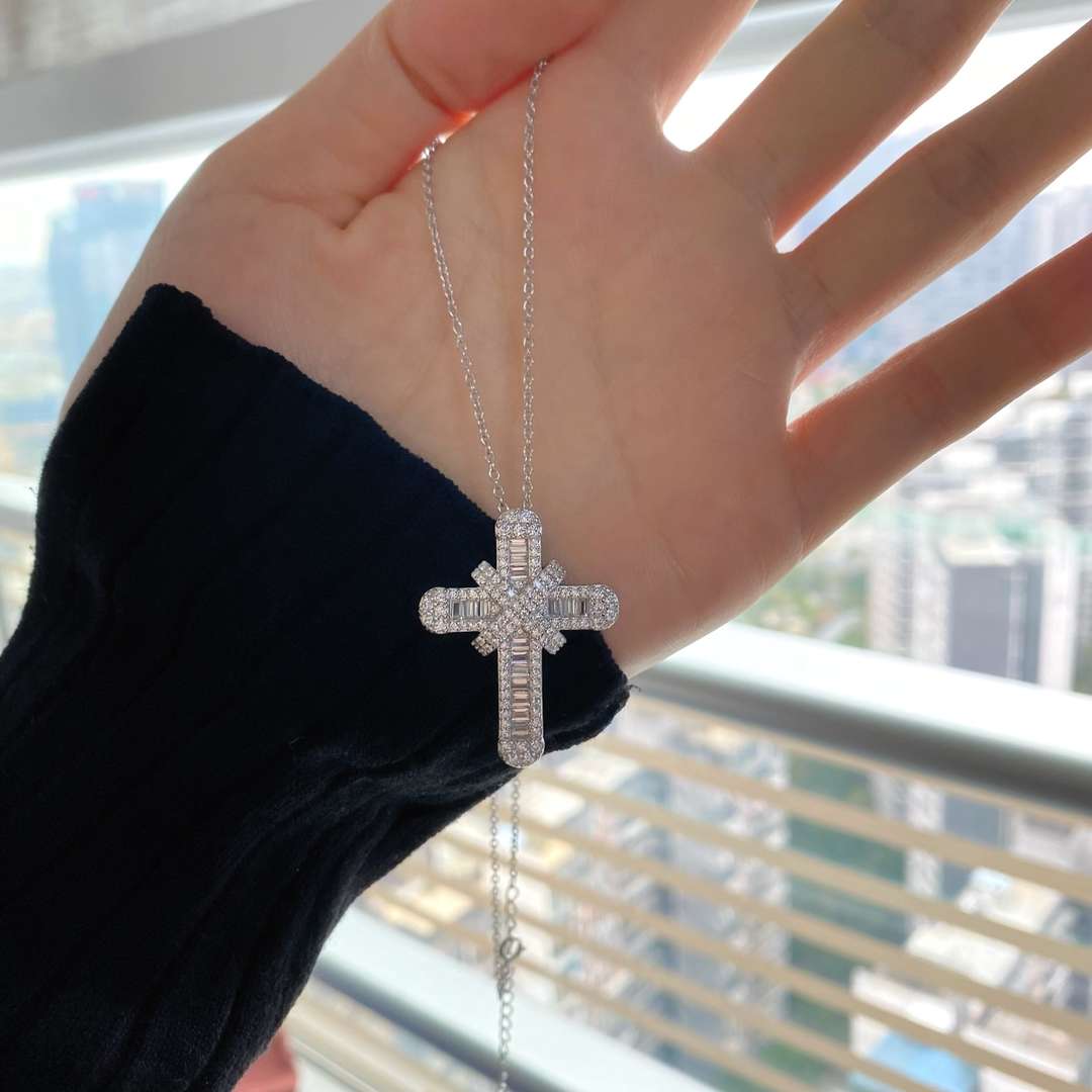 [Clara Jewels]Gypsophila With Dimonds Necklace