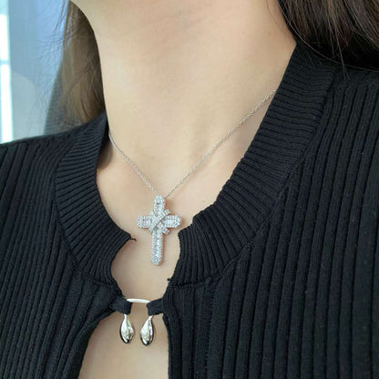 [Clara Jewels]Gypsophila With Dimonds Necklace