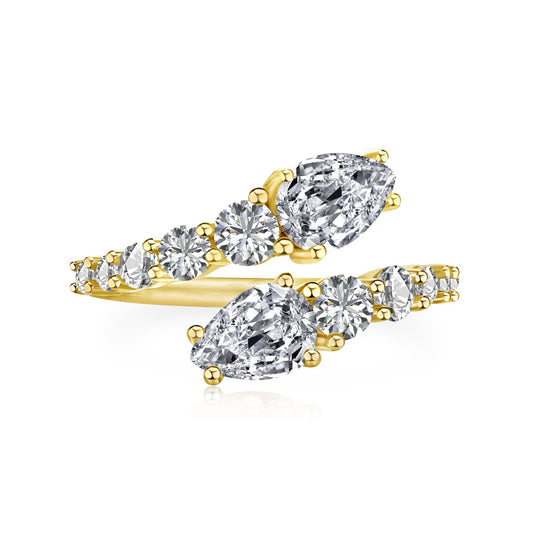 [Clara Jewels]Delicate Lively Snake Shape Daily Ring
