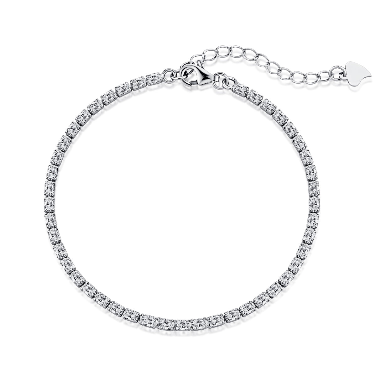[Clara Jewels]Elegant Emerald Cut Daily Bracelet