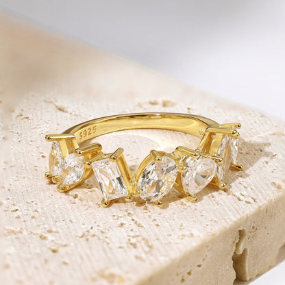 [Clara Jewels]Delicate Multi Cut Ring