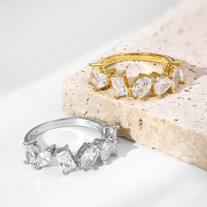 [Clara Jewels]Delicate Multi Cut Ring