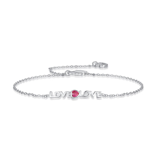 [Clara Jewels]Romantic Heart Shape Lover Bracelet
