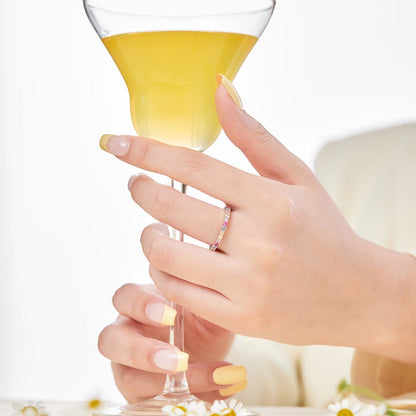 [Clara Jewels]Elegant Vivid Round Cut Daily Ring