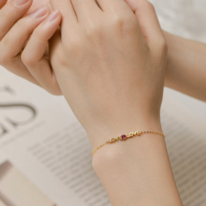 [Clara Jewels]Romantic Heart Shape Lover Bracelet